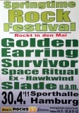 SPRINGTIME - 2011 - Golden Earring - Survivor - Slade - Poster - Hamburg