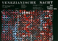 KARNEVAL - FASCHING - 1970 - Plakat - Venezianische Nacht - Poster - Mnchen